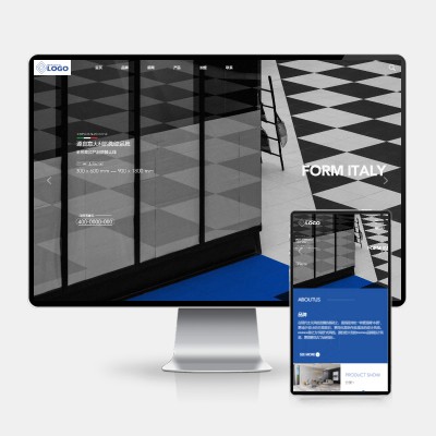 (H5自适应)响应式品牌建材瓷砖类pbootcms网站模板 HTML5高端瓷砖卫浴网站源码下载